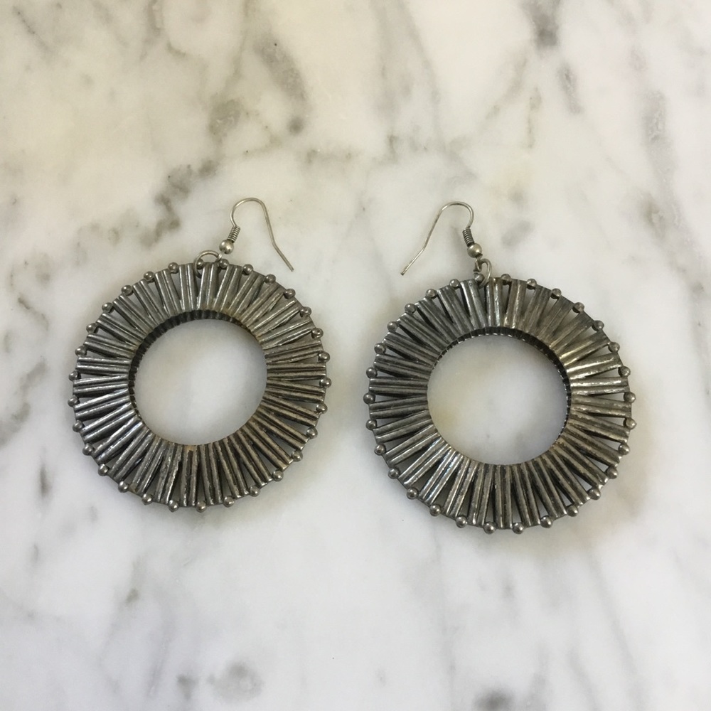 Metallic Woven Earrings